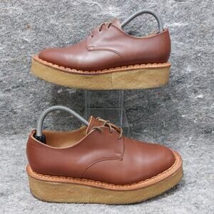 Solovair X YMC Derby Shoes Women's Size EU 40 Brown Leather Casual Preppy